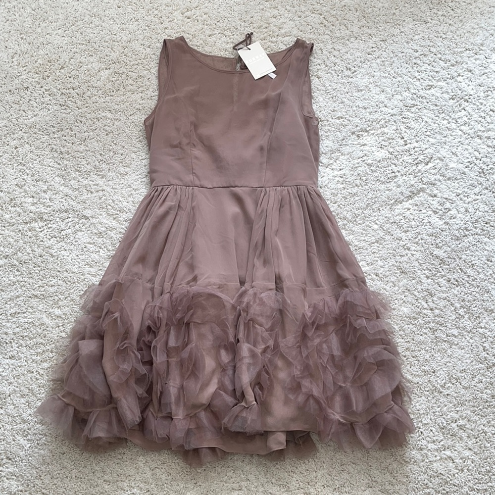 NWT fluffy dress